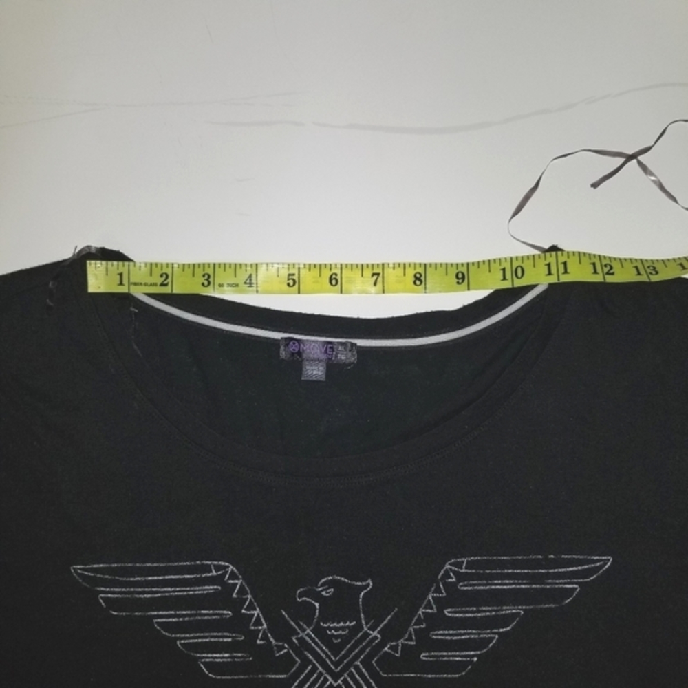 Ardene| Black Short Sleeve Shirt with Mesh - Picture 9 of 9